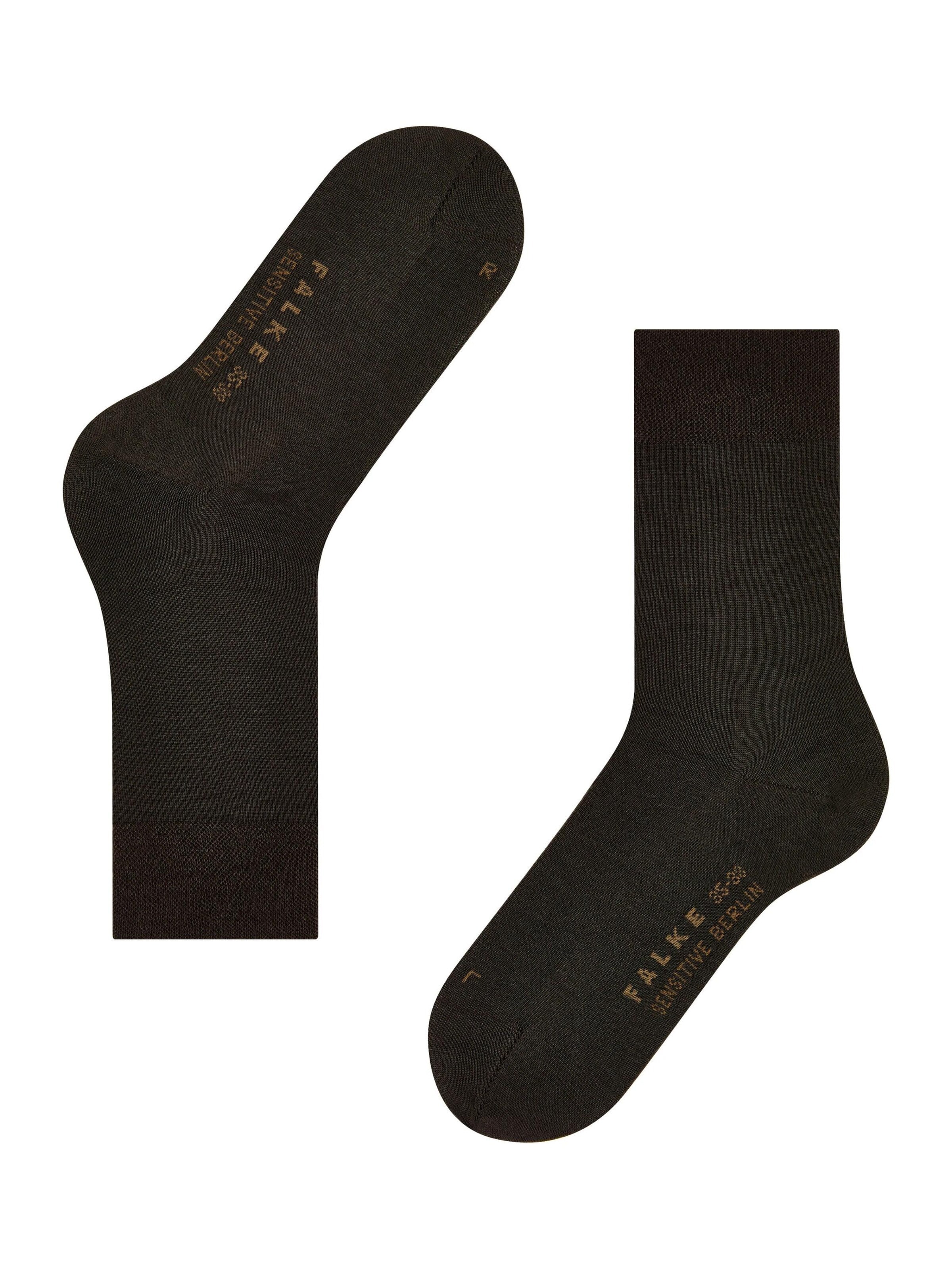 FALKE Socken 'Sensitive Berlin'‌‌‌‌‌ in Braun