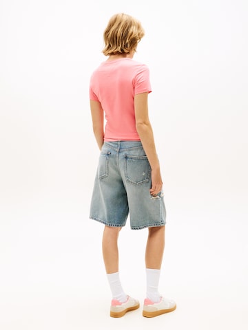 Tommy Jeans Tričko - Ružová