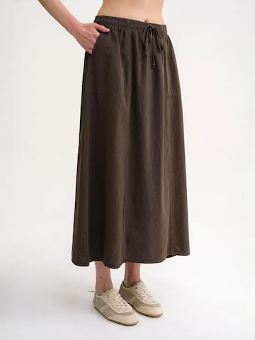 MixRay Skirt in Brown