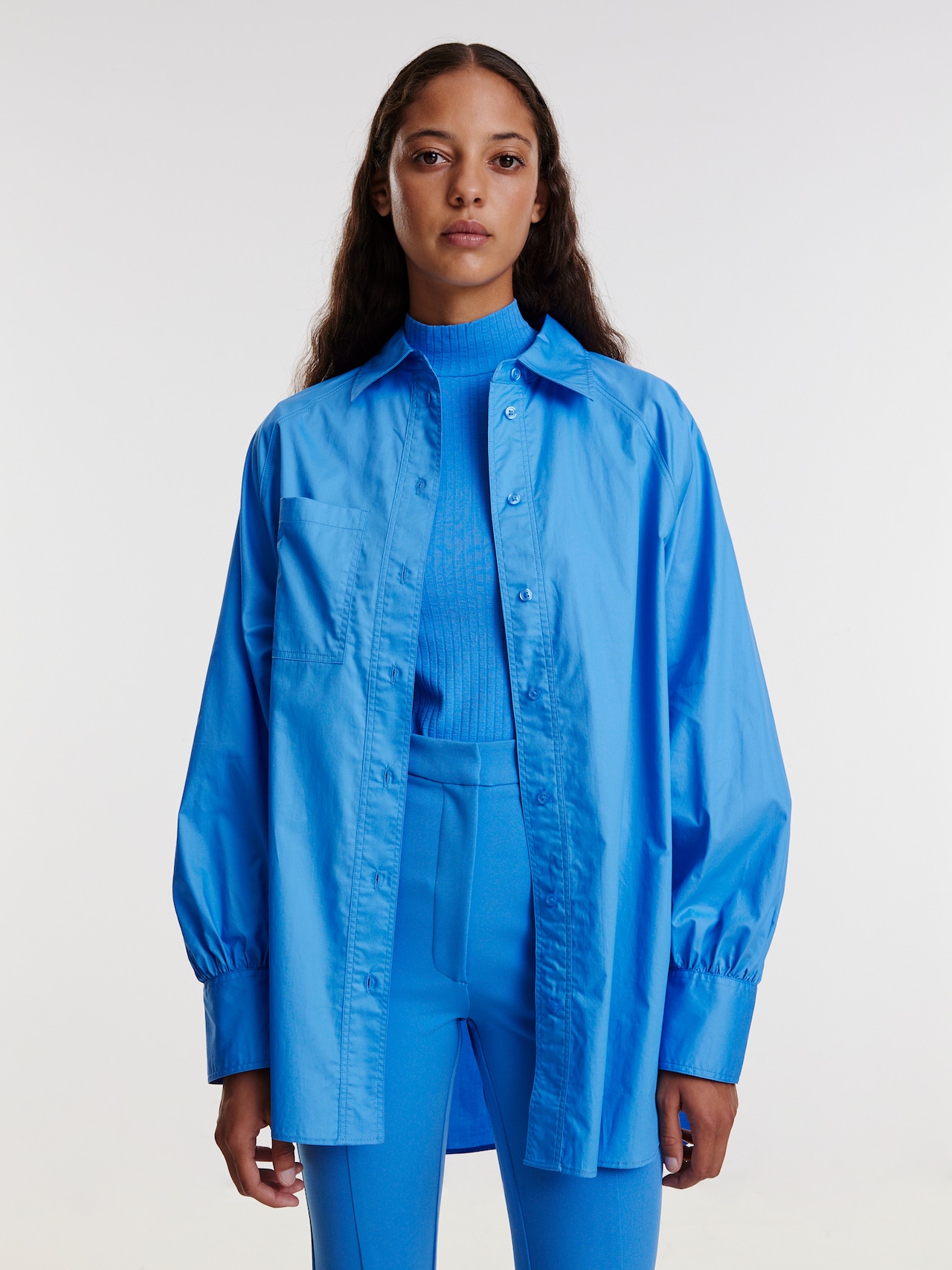 EDITED Camicia da donna 'GIANNI' blu