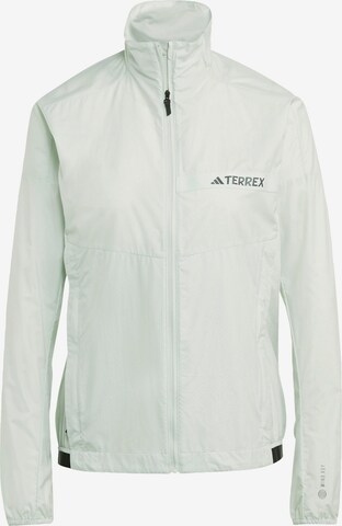 ADIDAS TERREX Outdoor Jacket in Green: front