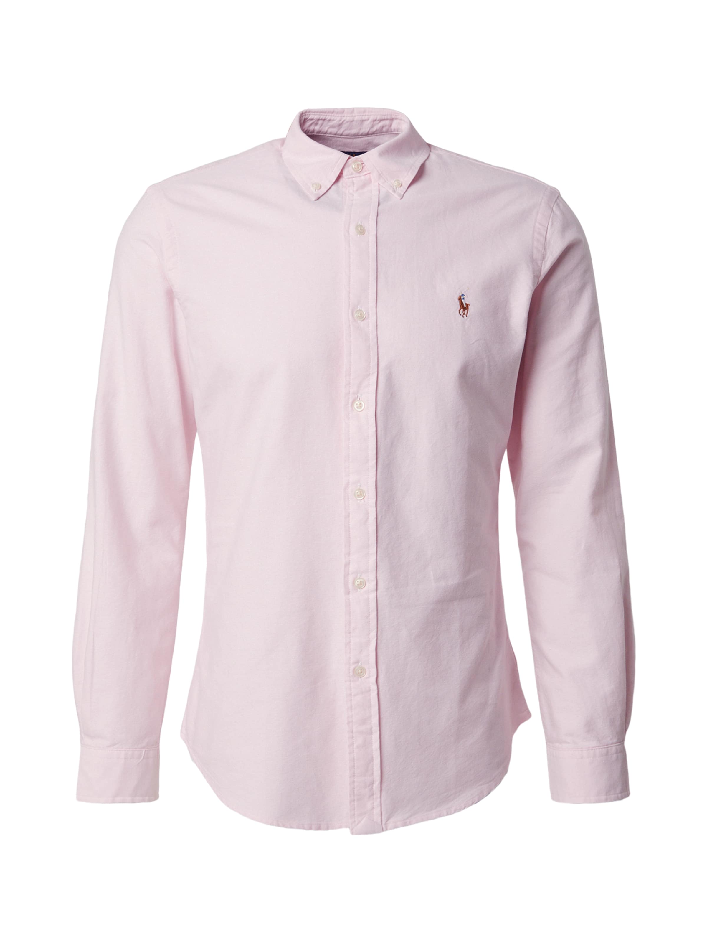 Coupe slim Chemise Polo Ralph Lauren en rose : devant
