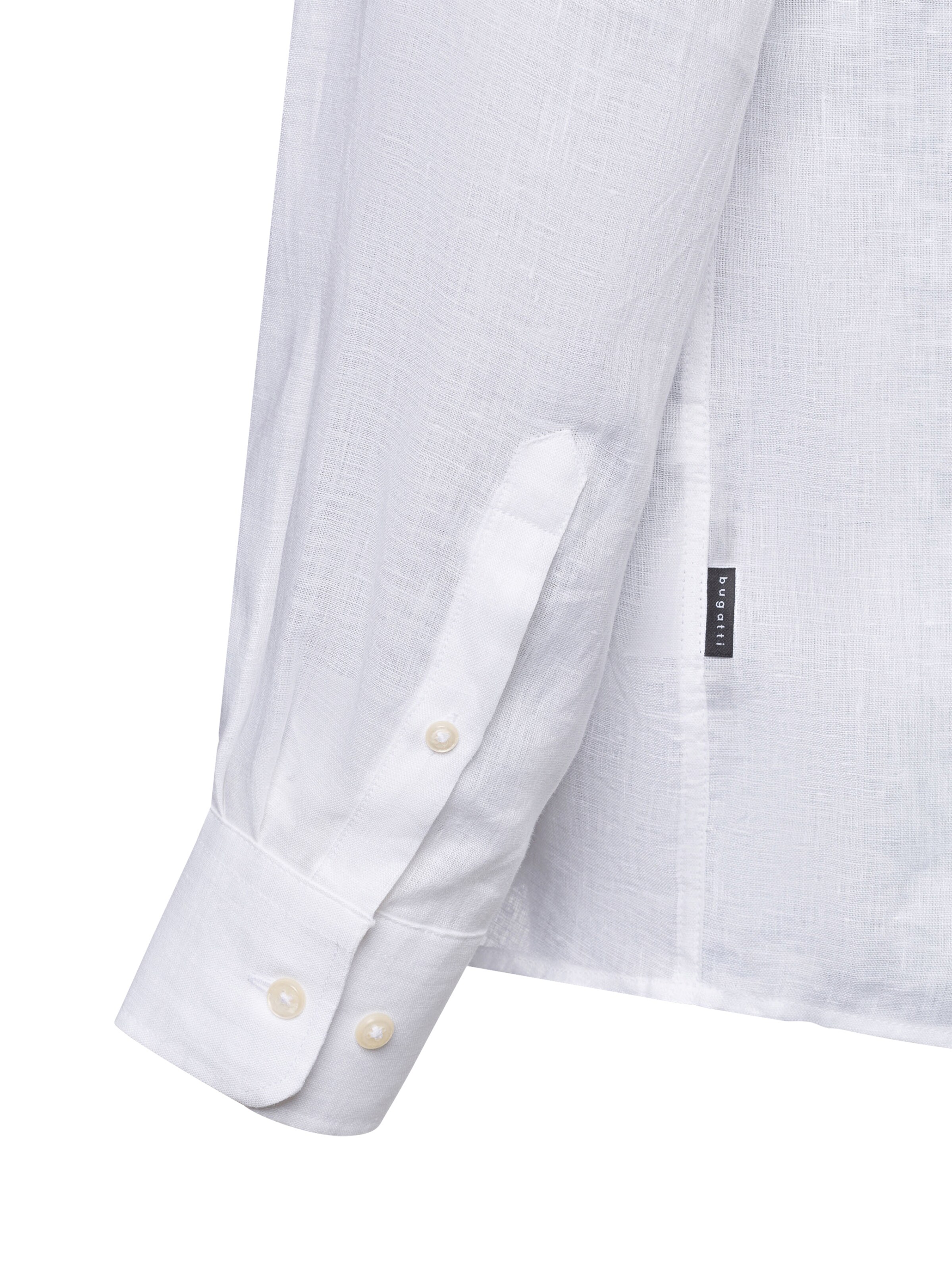 bugatti Slim fit Button Up Shirt in White