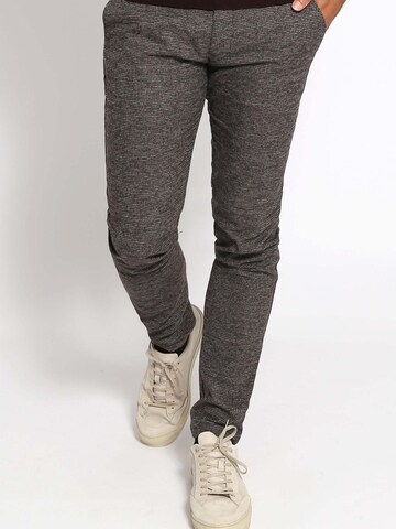 Suitable Regular Chino Pants 'Pico' in Brown