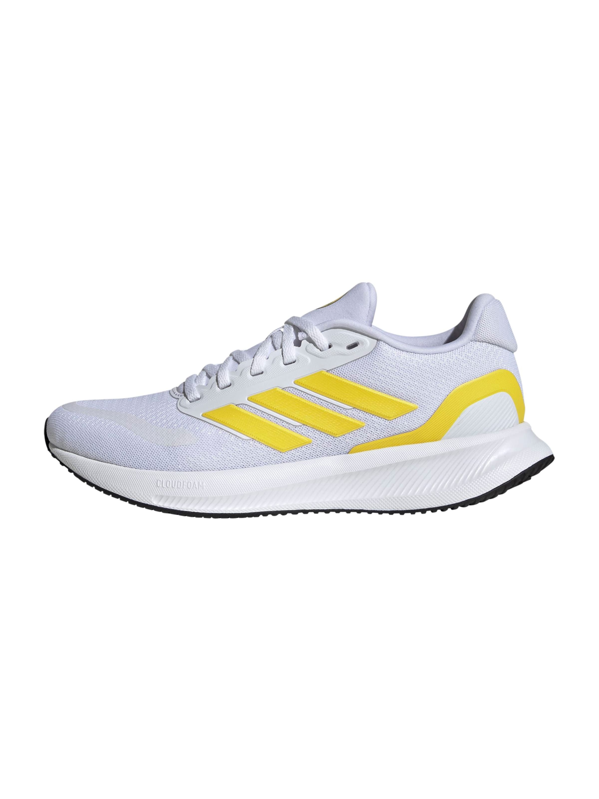 ADIDAS PERFORMANCE Jooksujalats 'RUNFALCON 5', värv valge: eest vaates