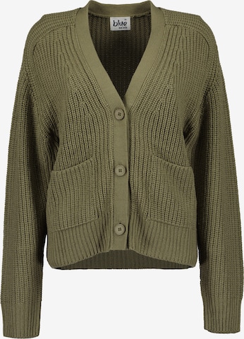 BLUE SEVEN Knit Cardigan in Green: front