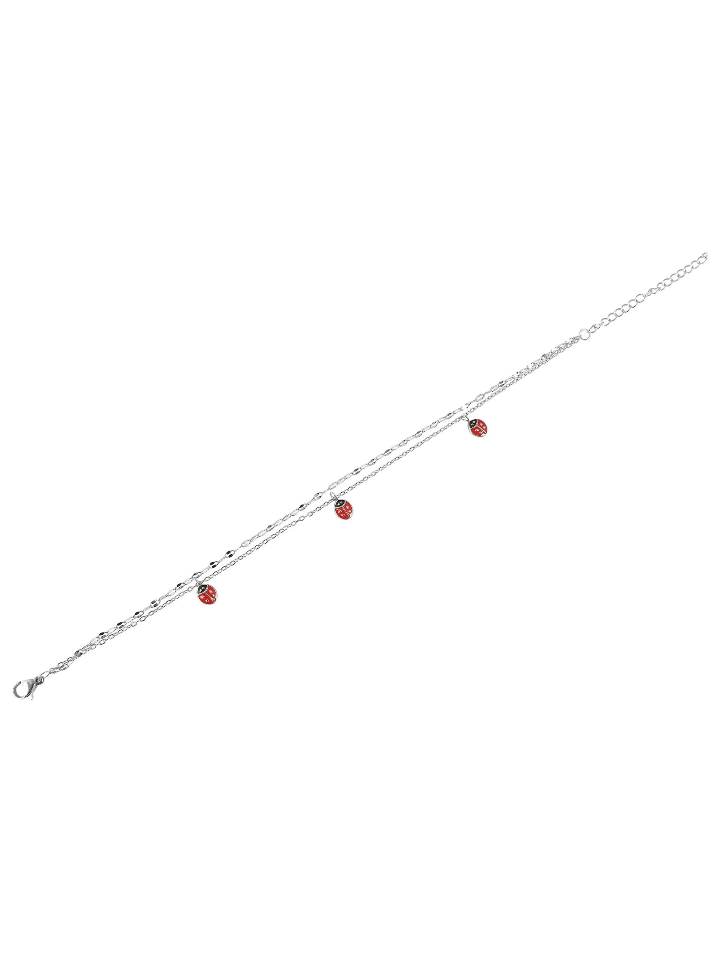 Akzent Foot Jewelry 'Coccinella, langlebig' in Silver