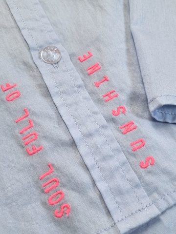 LIKS. Munich Blouse 'Bluse Soul full of sunshine' in Blauw