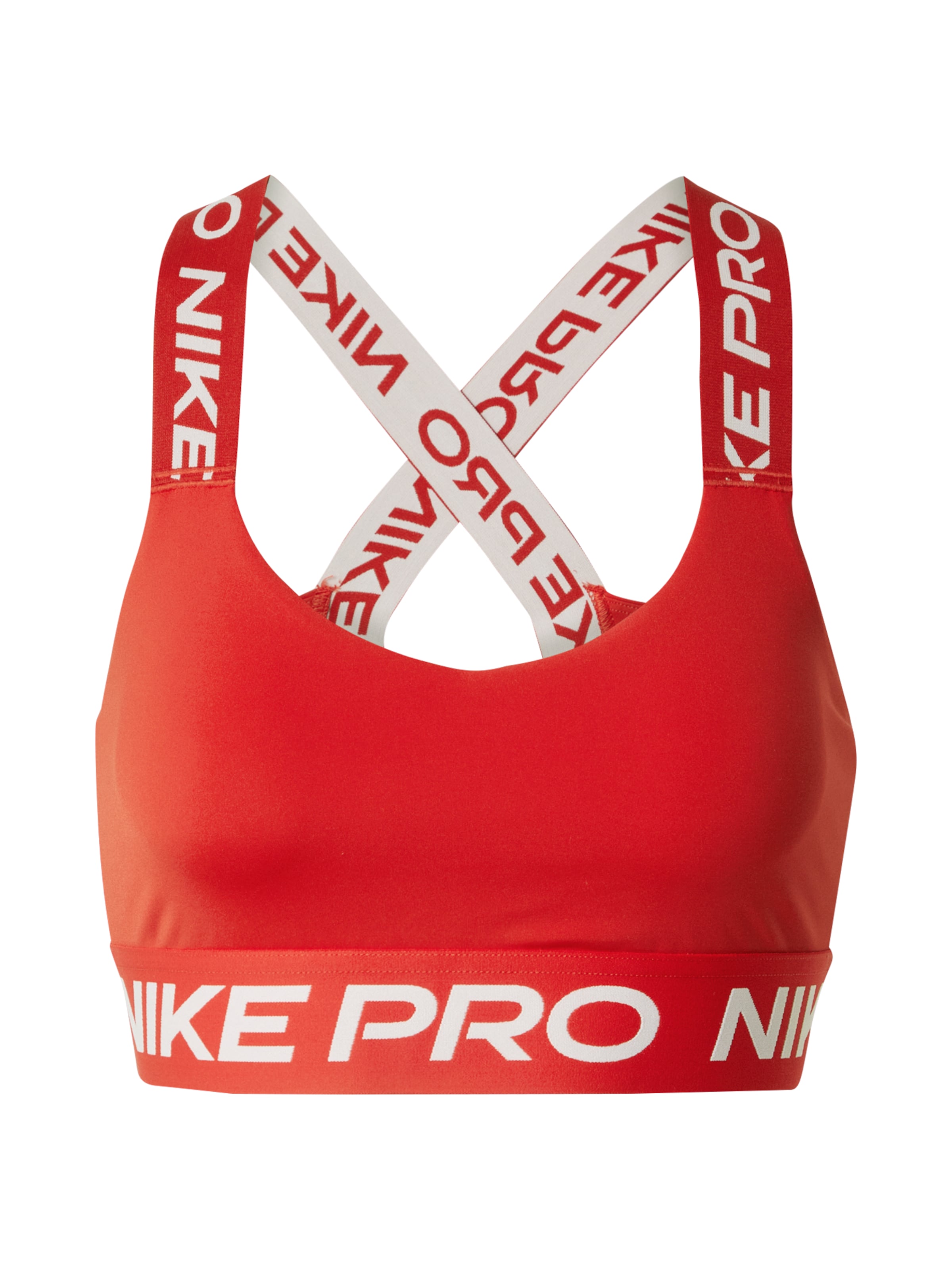 NIKE Бюстье Спортивный бюстгальтер в Красный: спереди
