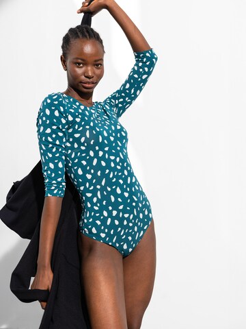 Shirtbody 'Alena' Les Lunes en bleu