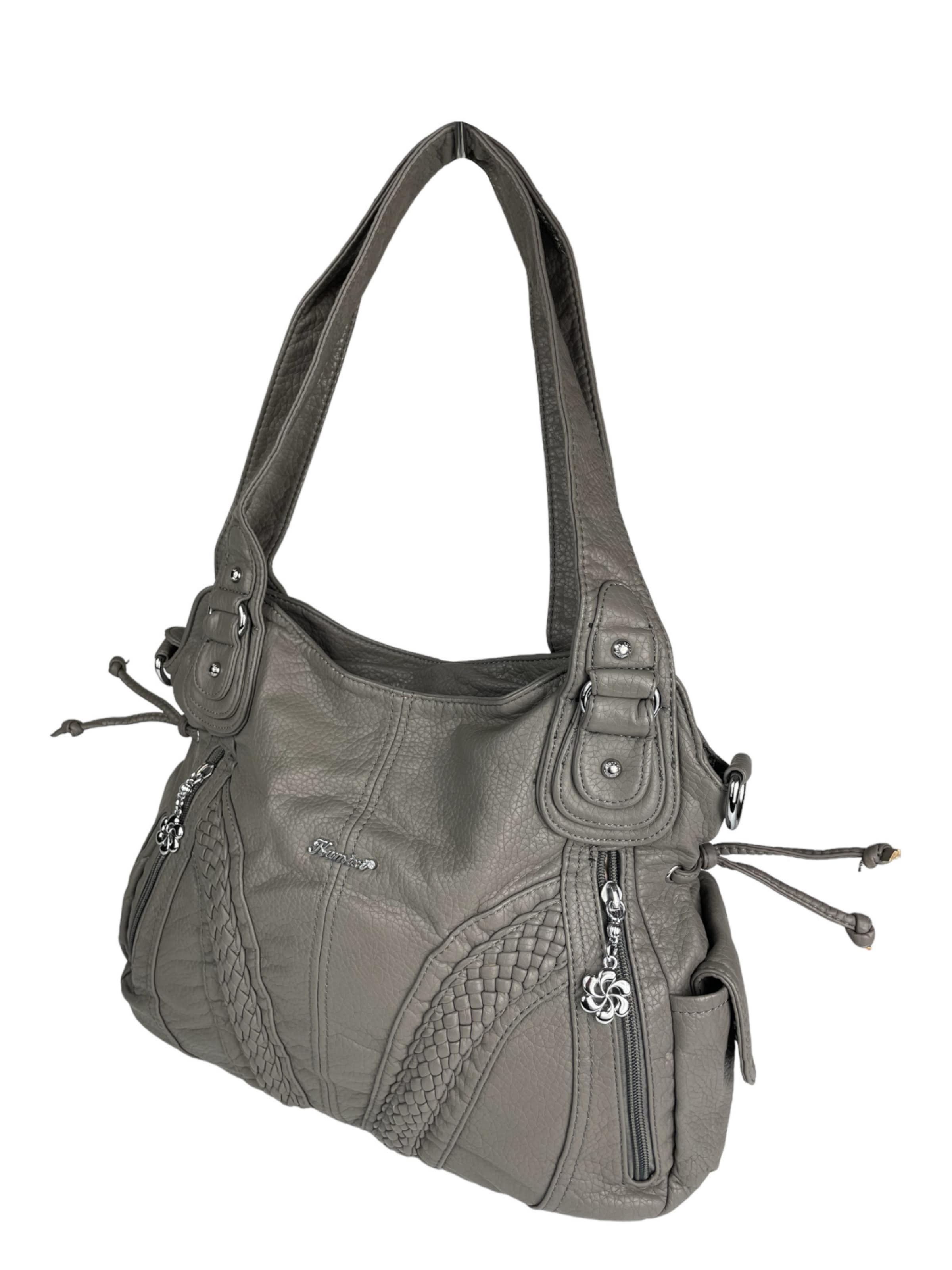 Borsa a mano di Kumixi in grigio