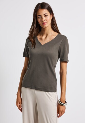 STREET ONE Shirt in Brown: front
