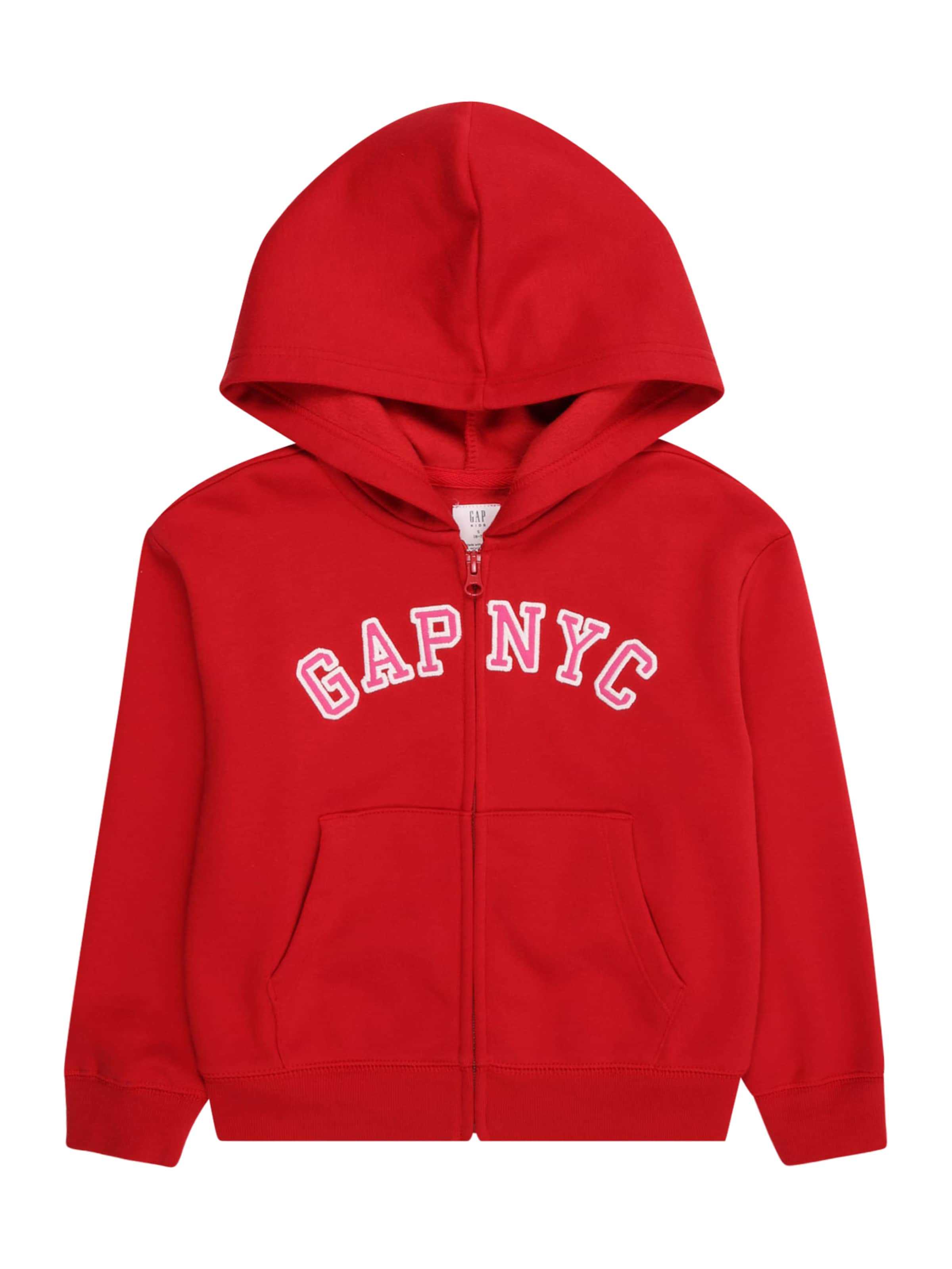 GAP Sweat jacket 'HERITAGE' in Red: front