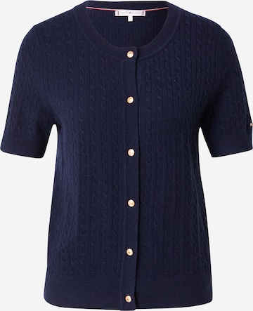 TOMMY HILFIGER Knit cardigan in Blue: front