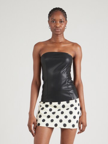 TOPSHOP Top in Black: front
