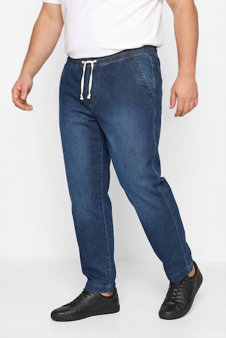Men Plus Loosefit Jeans in Blau