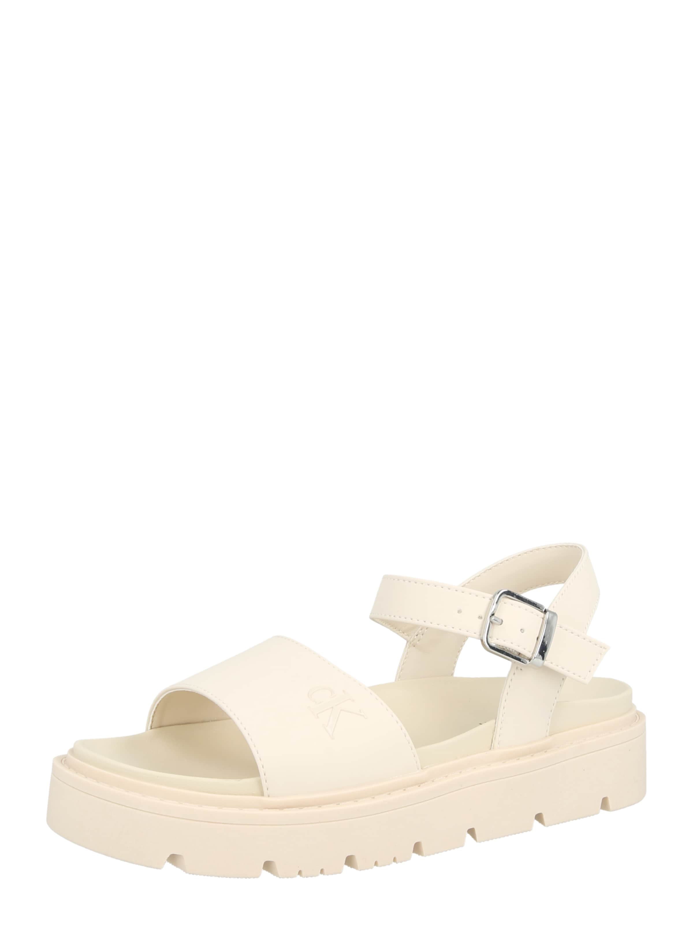 Calvin Klein Jeans Sandały 'NINA' w kolorze biały: przód