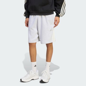ADIDAS SPORTSWEAR Loosefit Παντελόνι φόρμας σε γκρι: μπροστά