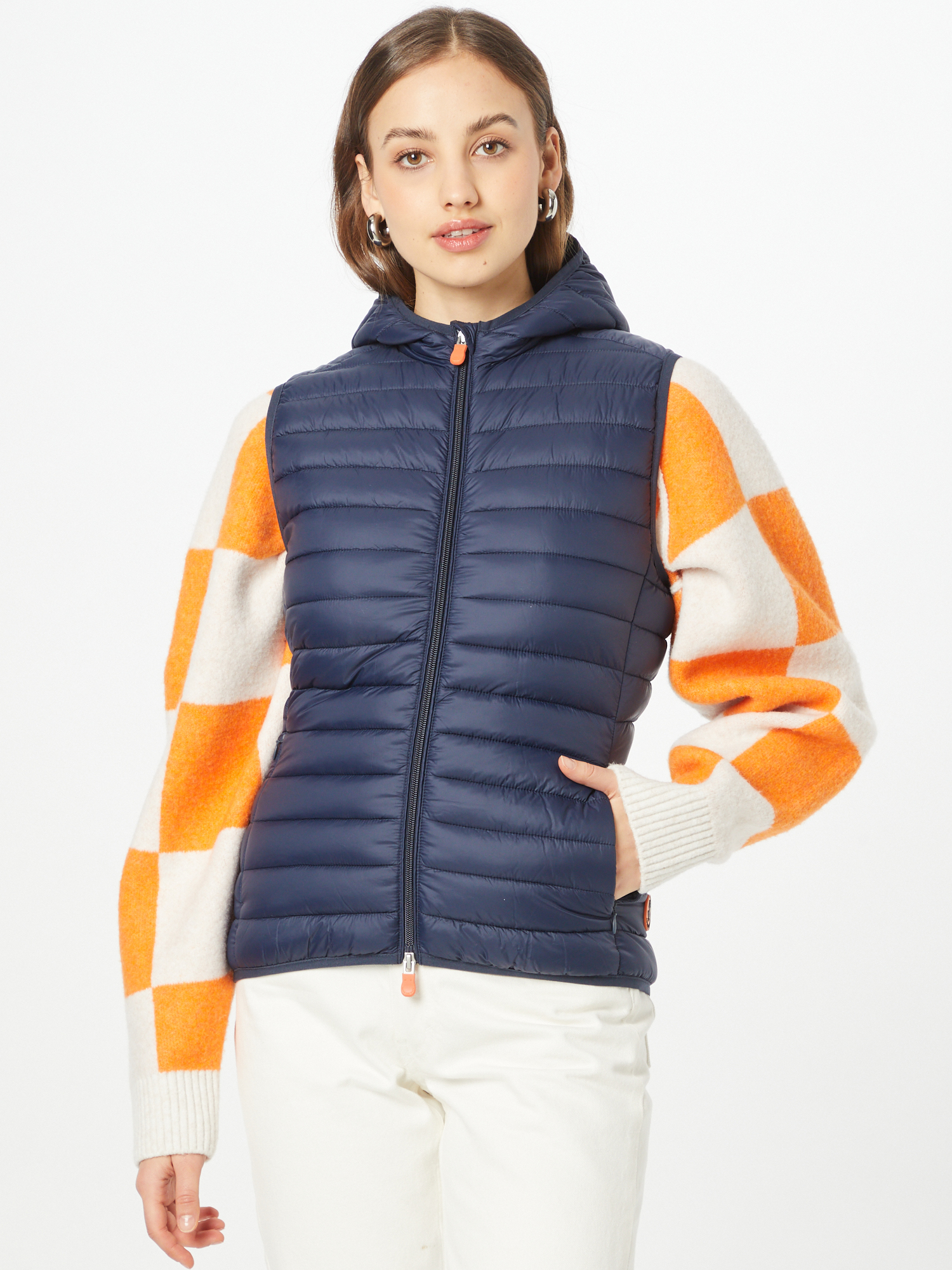 Donna Giacche SAVE THE DUCK Gilet DIA in Navy 