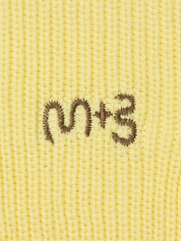 Maru + Bo Pullover 'EMBROIDERED LOGO SWEATER'‌‌ in Gelb