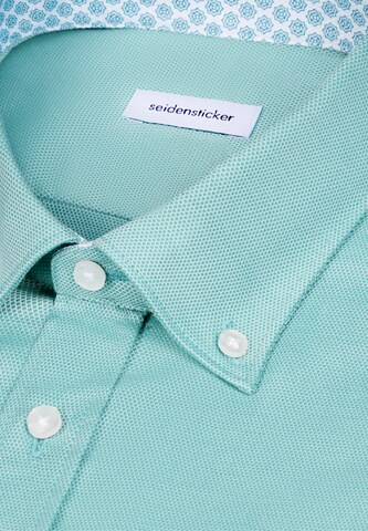 SEIDENSTICKER Regular Fit Businesshemd in Blau