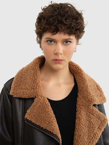 BIG STAR Winterjacke ' BRYANASA ' in Schwarz