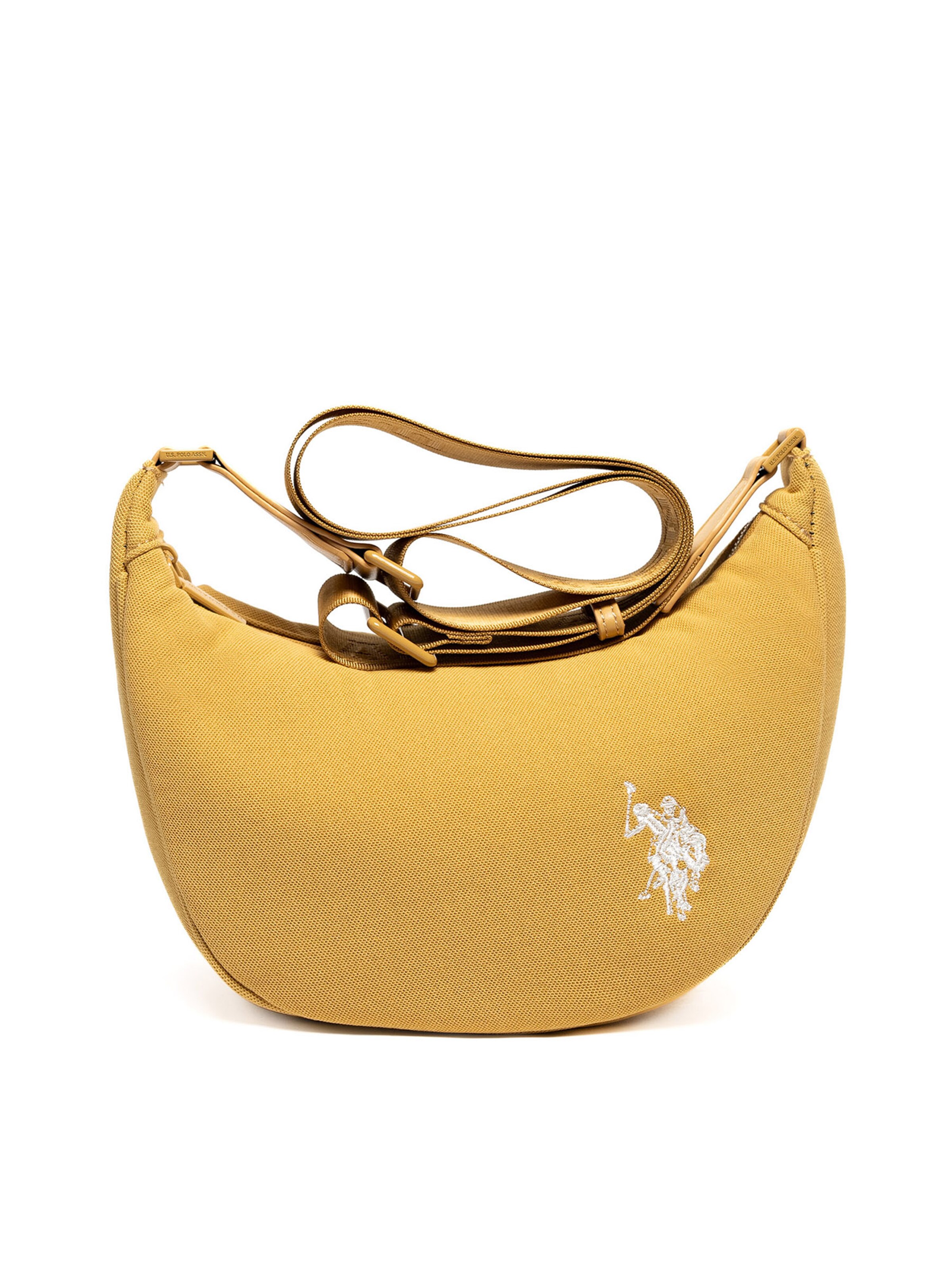 Borsa a tracolla U.S. POLO ASSN. di colore giallo / bianco, Visualizzazione prodotti