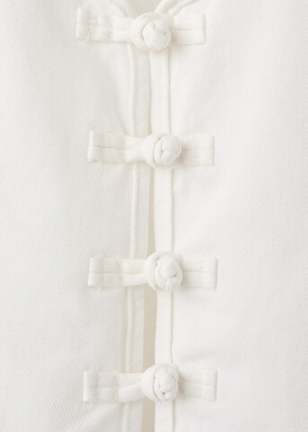 MANGO TEEN Vest 'Aiko' in White