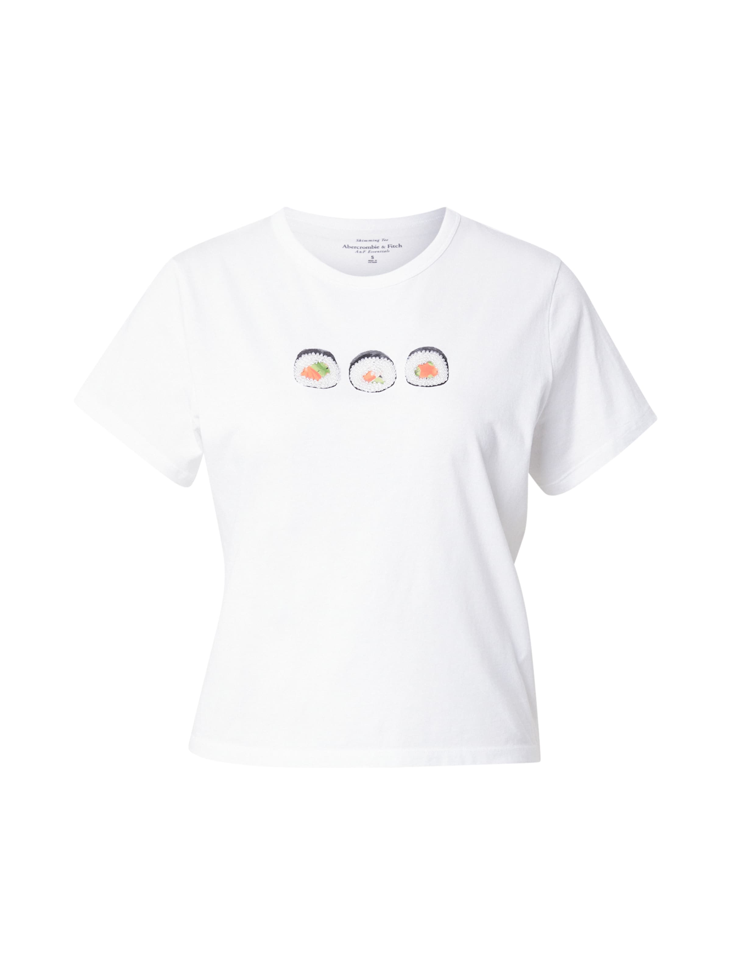 Abercrombie & Fitch Särk 'SUSHI', värv valge: eest vaates