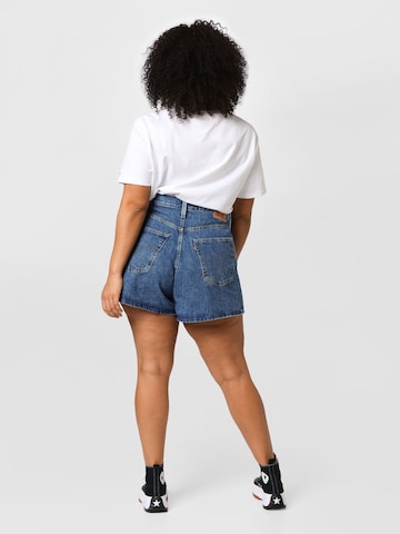 Levi's® Plus Regular Shorts in Blau