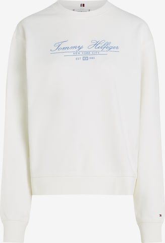 Sweat-shirt TOMMY HILFIGER en blanc : devant