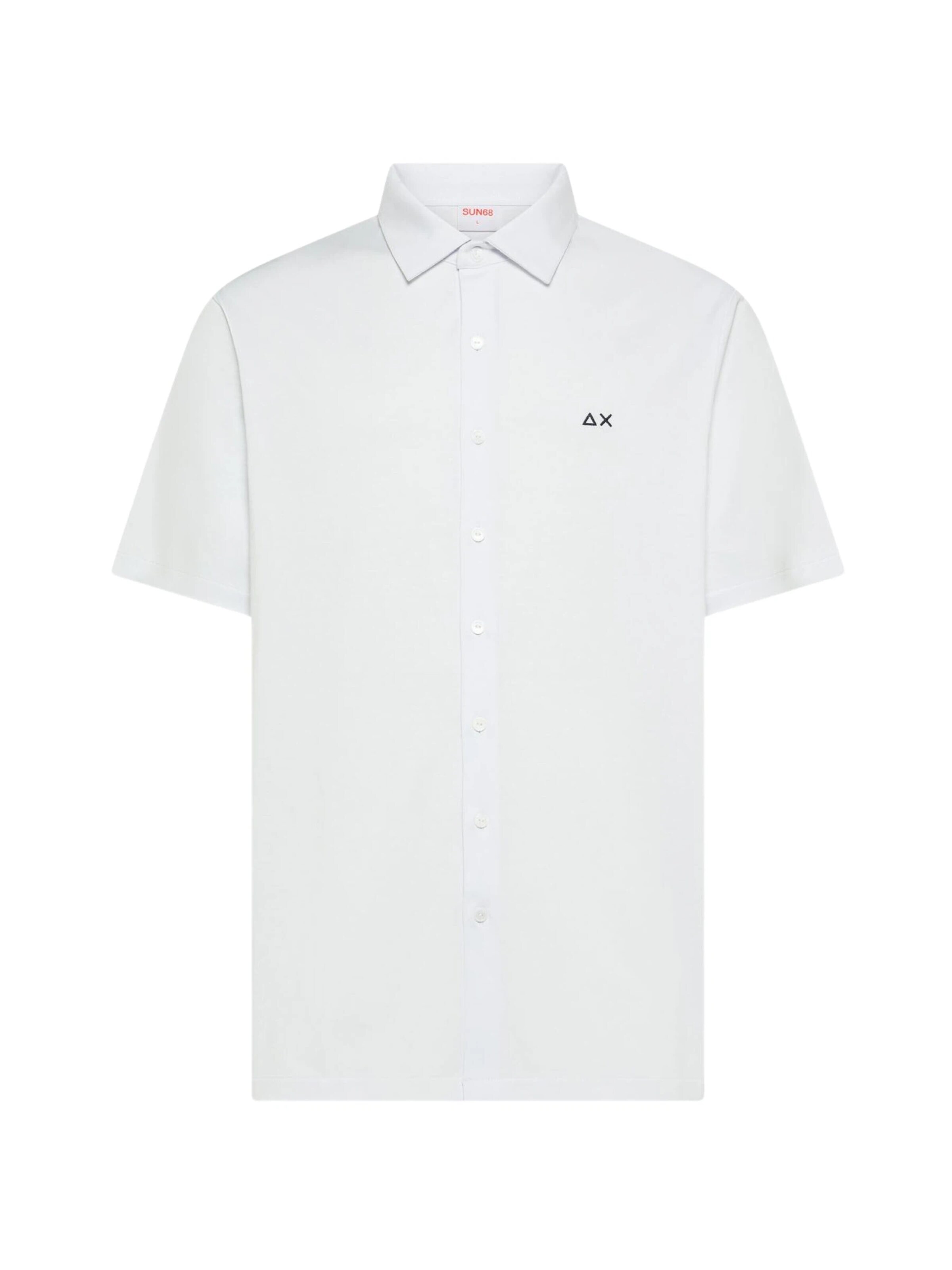 SUN68 Regular Fit Skjorte 'A36134' i hvid: forside