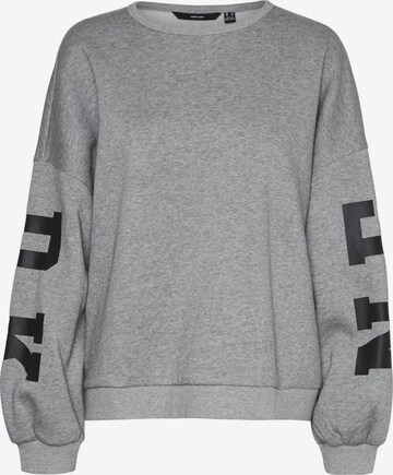 VERO MODA Sweatshirt 'MALY' in Grey: front
