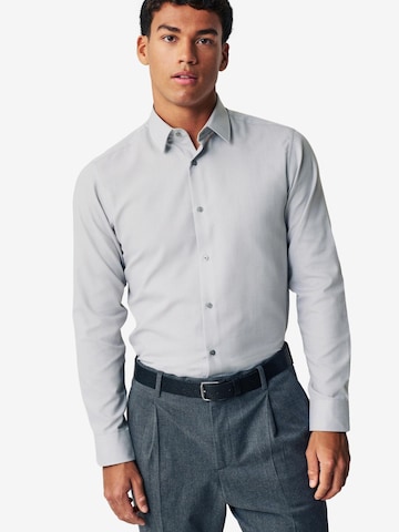 Next Slim fit Skjorta i grå: framsida