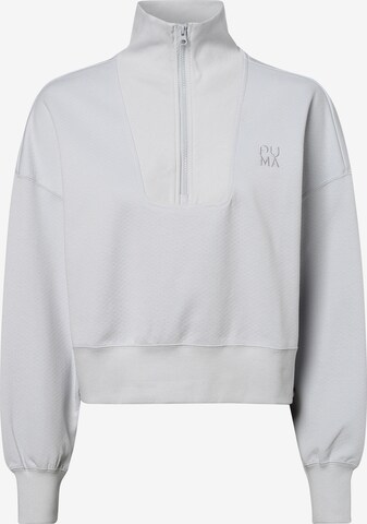 Sweat-shirt PUMA en gris : devant