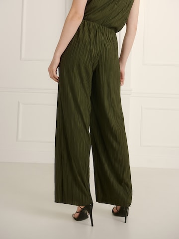 Guido Maria Kretschmer Women Wide leg Pants 'Milly' in Green