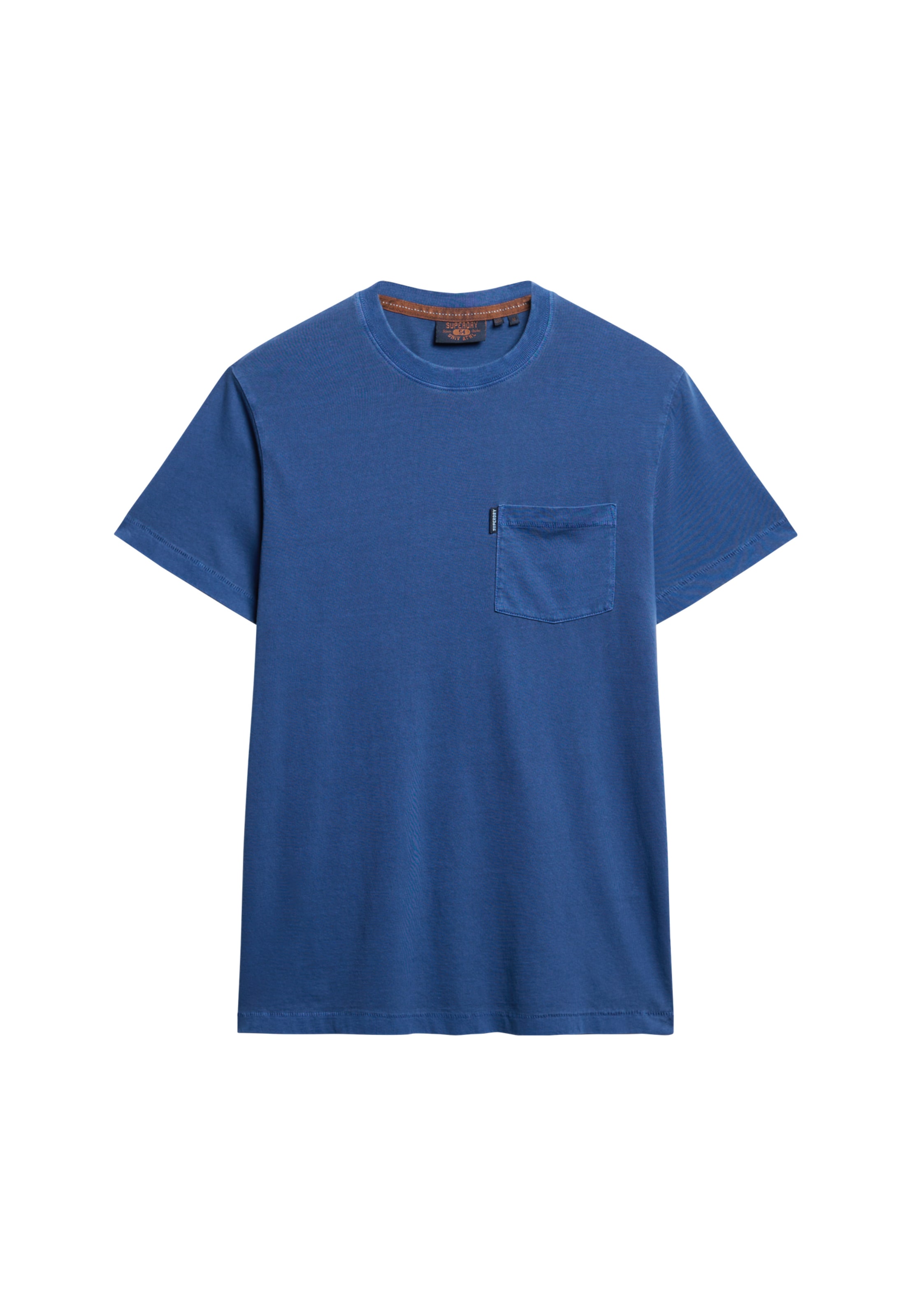 Tricou 'Essential' de la Superdry pe albastru: față