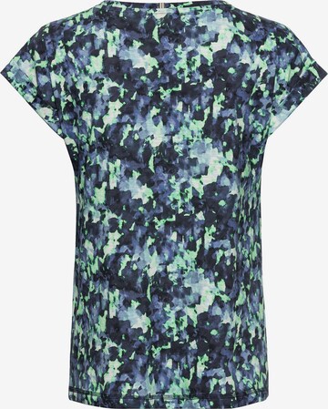 CAMEL ACTIVE Allover-Print Shirt mit zertifizierter Baumwolle in Blau