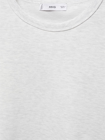 MANGO Тениска 'TRUFFLE' в сиво