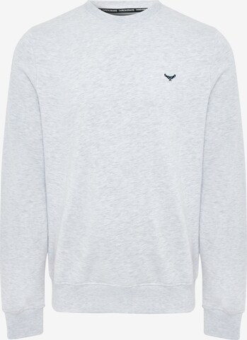 Sweat-shirt 'Satsuma' Threadbare en gris : devant