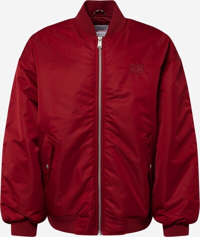 Tommy Jeans Prehodna jakna | krvavo rdeča / rubin rdeča barva, Prikaz izdelka