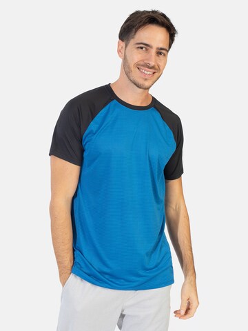 Spyder Functioneel shirt in Blauw: voorkant