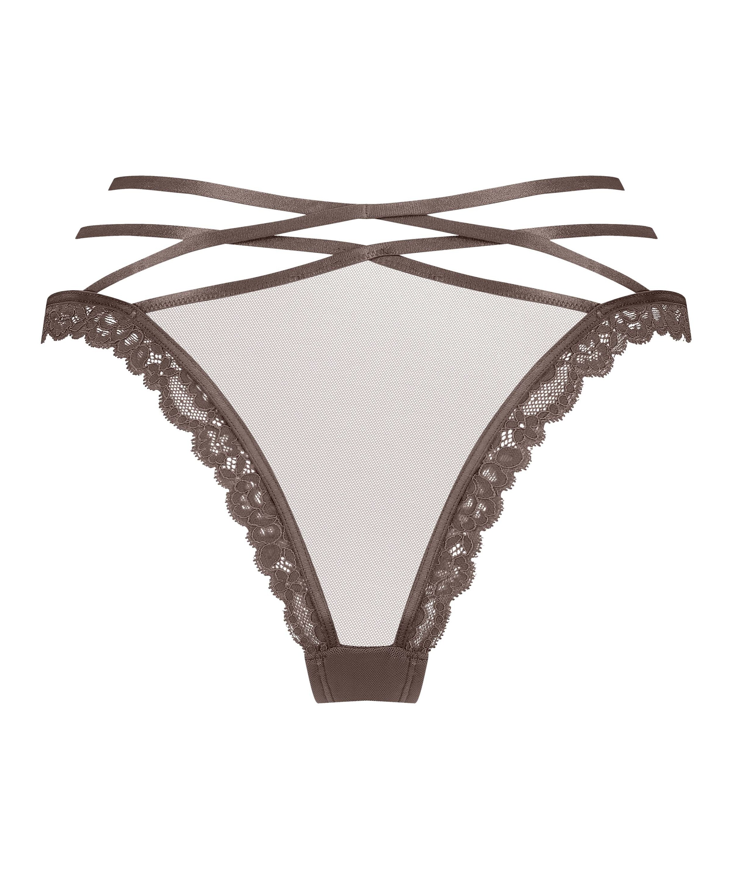 String 'Janine' Hunkemöller en marron