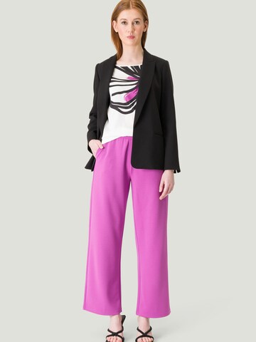 zero Wide leg Broek in Lila