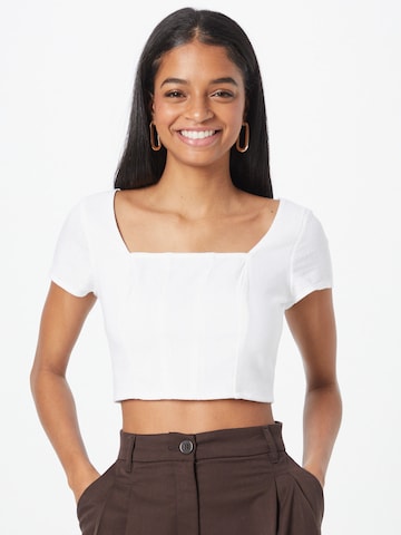 HOLLISTER Blouse in Wit: voorkant