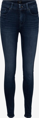 Skinny Jeans 'EMBRACE' de la VERO MODA pe albastru: față