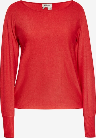 Sidona Pullover in Rot: Vorderseite