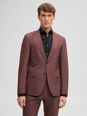 STRELLSON Slim fit Business blazer 'Alzer' in Red: front