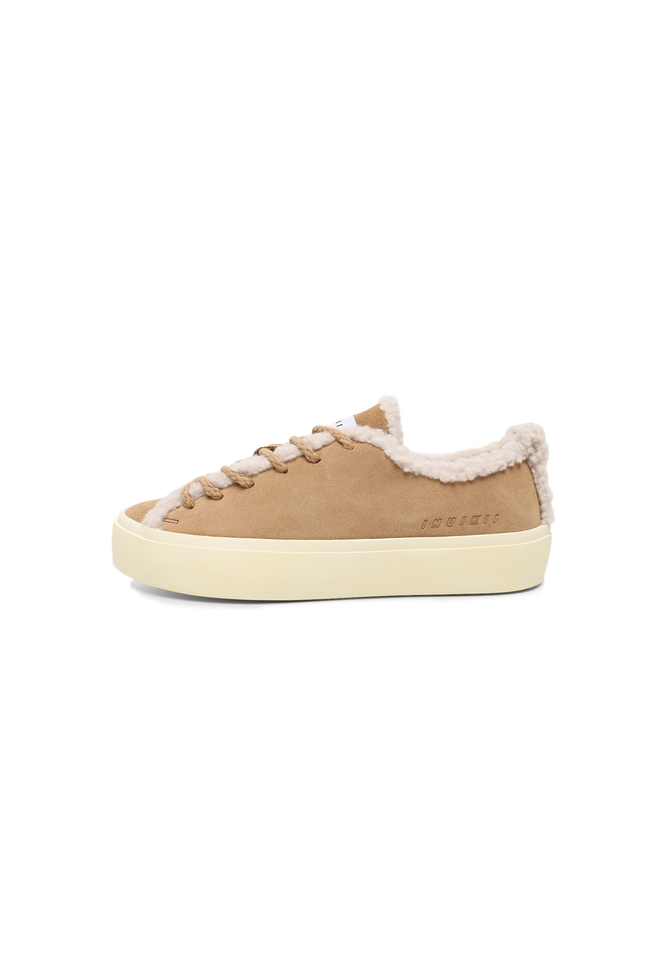 INUIKII - Zapatillas deportivas bajas en beige: frente