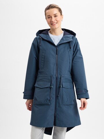 Derbe Raincoat 'Phoeby Dog' in Blue: front